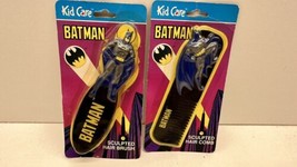Kidcare Vintage Official Batman Sculpted Hair Comb And Brush 1991 - £12.51 GBP
