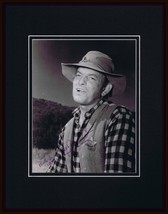 Denver Pyle Signed Vintage Framed 8x10 Photo Wyatt Earp Dukes of Hazzard Jesse - £194.68 GBP