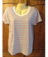 Qty 55! Women&#39;s Hanes striped Sleep tee shirt lot M L medium large New - $1,089.45 MXN