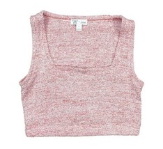 Jenni by Jennifer Moore Womens Fuzzy Knit Crop Top Size Medium, Withered Rose - £19.10 GBP