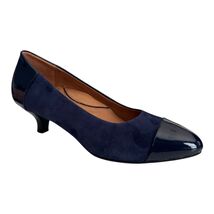 L'Amour Des Pieds LDP Women's Kishita In Navy Suede/Patent Leather Size ... - $94.47