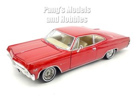 1965 Chevrolet Impala SS 396 Low Rider 1/24 Scale Diecast Model - RED - £23.21 GBP