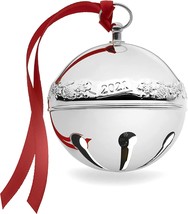 Silver-Colored Wallace 51St Edition 2021 Silver-Plated Sleigh Bell Ornament. - £28.94 GBP