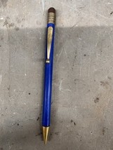 Vintage Wearever Mechanical Pencil Blue Gold Eraser 1950s Antique Collec... - $232.66 MXN
