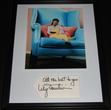 Lily Tomlin Signed Framed 11x14 Photo Display Edith Ann - £51.74 GBP