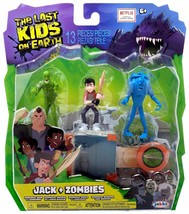 Last Kids On Earth Hero Pack Jack + Zombies Action Figure Set, 13 Pieces - £23.73 GBP