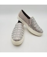 Gianni Bini Luxine Jeweled Beige Slip-One Sneaker Size 9 M - $717.79 MXN