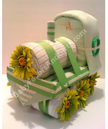 Choo Choo Train Diaper Cake - see more colors - £80.20 GBP