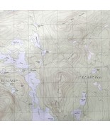 Map Pierce Pond Maine 1989 Topographic Geological Survey 1:24000 27 x 22... - $44.99