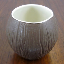 Vintage Trader Vic Usa Coconut Shaped Ceramic Tiki Mug Hawaii - £39.91 GBP