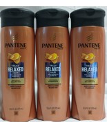 3X  Pantene Pro V Truly Relaxed Hair Moisturizing Shampoo 12.6 Oz Each - £27.56 GBP