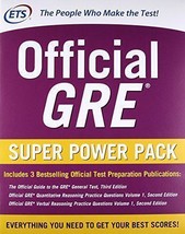 Official GRE super power pack 2nd edition test prep paperback sealed - $23.75