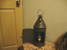 15-inch Revere Lantern in Kettle Black Tin image 5