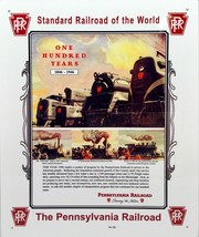 Pennsylvania Railroad 100th Anniversary 1846-1946 Sign - £30.35 GBP
