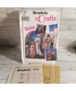 Simplicity 8797 Barbie Ken Clothes Pattern 11.5&quot; Fashion Doll Cut Comple... - £7.06 GBP