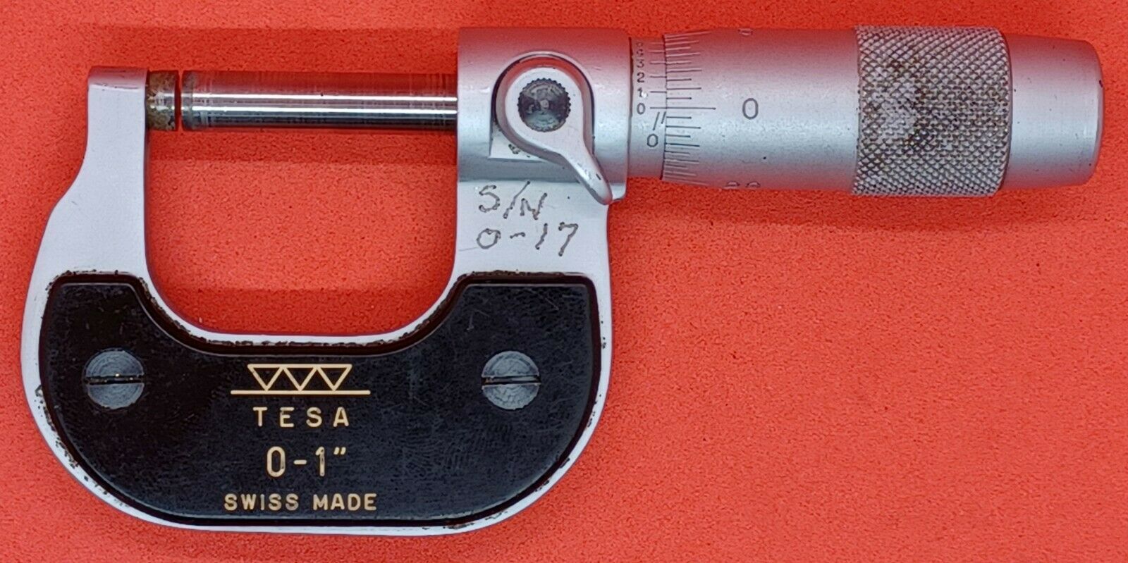 Tesa Model 2G 2080 Outside Micrometer 0-1" - $34.99