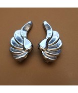 Vintage Silver Tone Wing Earrings - £14.09 GBP