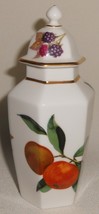 1974 Royal Worcester ARDEN PATTERN 5 1/8  Bone China COVERED VASE w/LID - $19.79
