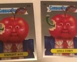 Dwight Bite Apple Corey Garbage Pail Kids  Lot Of 2 Chrome 2020 - $4.94