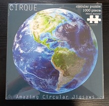 Planet Earth From Space Circular Jigsaw Puzzle Cirque 1000 Pcs Astronomy... - $15.00