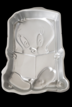 Tweety Bird Cake Pan Looney Tunes 1978 Wilton Aluminum 14&quot; x 10&quot; Baking ... - $17.10