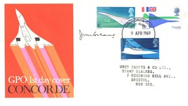 John Cochrane 1969 GPO Concorde First Flight Hand Signed FDC - £23.12 GBP