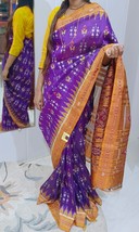 Handloom Pure Odisha Khandwa Silk Saree sari partywear  pata saree - £232.95 GBP