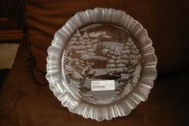 Studio Nova Decorative Bon Bon Plate Winter Scene 9&quot; Germany - $8.00
