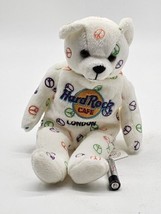 Herrington Teddy Bears Hard Rock Cafe WASHINGTON DCPeace Sign Bean Bag P... - £13.44 GBP