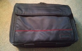 016 Targus CBC1 Black Laptop Briefcase Suitcase Softside 3 Zipper Compatments - $29.99