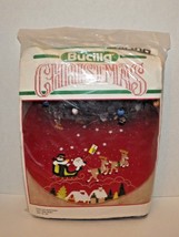Bucilla Christmas 82664 Over The Rooftops Felt Tree Skirt Embroidery New (Q) - £51.10 GBP