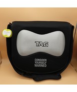 Karim Rashid For Leeds Tag Messenger Bag Black Hard Shell 3 Moveable Zip... - £54.69 GBP