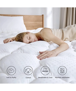 Waterproof Mattress Pad,400Tc 100% Cotton Cooling Mattress Topper Cover ... - €75,86 EUR