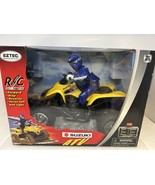 EZTEC Suzuki ATV QuadSport RC 27MHz Radio Control Yellow w/ Blue Rider R... - $81.17 CAD