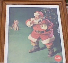 Life Magazine Print Ad Dec 22 1961 Coca-Cola Framed Santa Terrier 15&quot;X12&quot; - £16.23 GBP