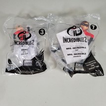 The Incredibles 2 Toy Lot #7 Mrs Incredible and #3 Dash McDonalds Happy Meal - £7.28 GBP