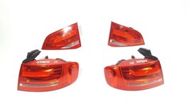 Set Of 4 Taillights Lid &amp; Quarter Panel Mounted OEM 09 10 11 12 Audi A4 ... - £93.41 GBP