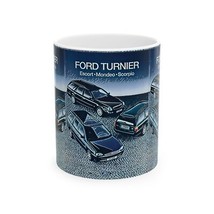 Turnier Focus Ceramic Mug - Car Lover&#39;s Gift, Automotive Graphic Art Cof... - $13.86+