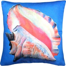 Captiva Queen Conch Throw Pillow 20x20, with Polyfill Insert - £52.73 GBP