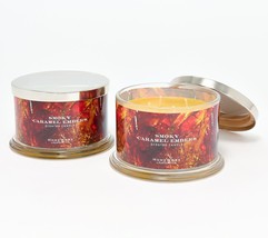 HomeWorx by Slatkin &amp; Co.  Smoky Caramel Embers 18oz Candle in - £155.91 GBP