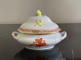 Herend Porcelain Hungary Chinese Bouquet Rust Mini Tureen # 6017/AOG - £117.64 GBP