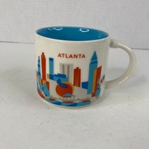 Starbucks Atlanta You Are Here 14oz Coffee Mug Georgia 2014 Skyline Motif - £7.77 GBP