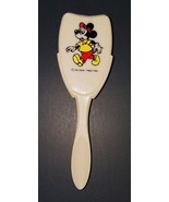 VTG Disney Mickey Mouse Baby Hair Brush Tan Gift - £10.27 GBP