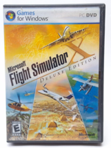 Microsoft Flight Simulator X: Deluxe Edition (PC DVD 2006) CIB &amp; Tested - £9.35 GBP