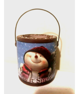 Apples &amp; Cinnamon Candle in Snowman Can - £22.70 GBP