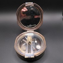 Brinton Compass with Case Vintage Nautical Reproduction - $50.28