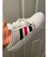 NEW Adidas FX4847 Set Slip On Mule  White Red Green Comfort Shoes Womens 6 - $308.74 CAD