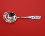 Berry by Whiting Sterling Silver Pea Spoon Pierced Raspberry Motif 8 3/4&quot; - $701.91