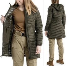 Columbia Women&#39;s Powder Lite Mid Jacket Omni Heat, Olive Green Size S - $138.68 CAD