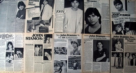 John Stamos ~ Eighteen (18) B&amp;W Vintage Articles From 1982-1989 ~ B2 Clippings - £10.30 GBP